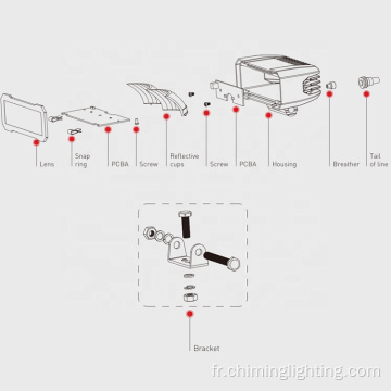 Lumières de conduite SuperCel-Moins de la lunette